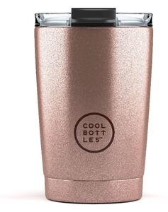 Cool Bottles Kubek termiczny 330 ml Metallic Rose