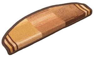 Samoprzylepne nakÅadki na schody, 10 szt., 65x21x4 cm, brÄ zowe