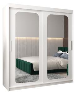Szafa przesuwna garderoba Promo T3 180 wys. 200 cm biaÅy + biaÅy