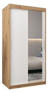Szafa przesuwna garderoba Tokyo 2 100 wys. 200 cm artisan + biaÅy