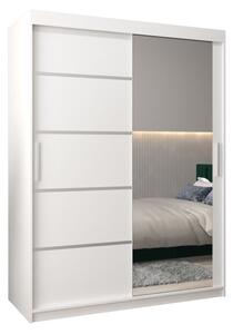Szafa przesuwna garderoba Verona 2 150 wys. 200 cm biaÅy + biaÅy