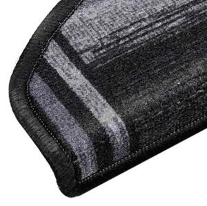 Samoprzylepne nakÅadki na schody 10 szt. 65x21x4cm czarno-szare