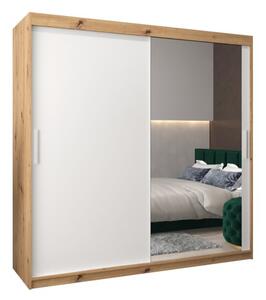 Szafa przesuwna garderoba Tokyo 2 200 wys. 200 cm artisan + biaÅy