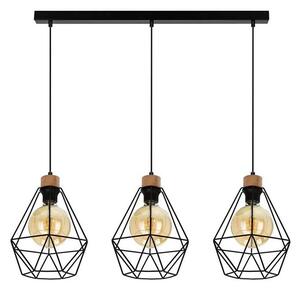 Spot-Light Spot-Light 21822304-Żyrandol na lince DIAMENT 3xE27/60W/230V dąb SP1150