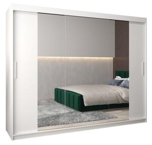 Szafa przesuwna garderoba Tokyo 2 250 wys. 200 cm biaÅy + biaÅy