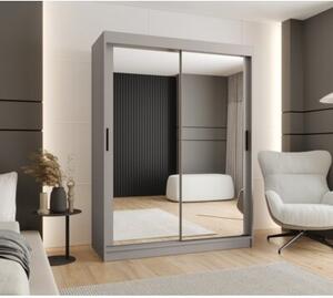 Szafa przesuwna z lustrem garderoba Rubino T3 150 wys. 200 cm kaszmir