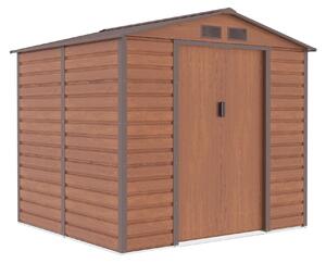 Domek ogrodowy G21 GAH 407 - 213 x 191 cm, brązowy