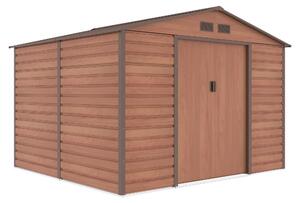 Domek ogrodowy G21 GAH 706 - 277 x 255 cm, brązowy