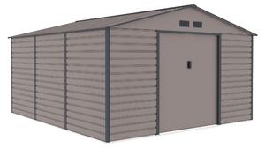 Domek ogrodowy G21 GAH 1300 - 340 x 382 cm, szary