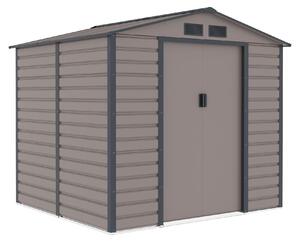 Domek ogrodowy G21 GAH 407 - 213 x 191 cm, szary