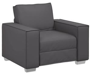 Sofa szary 99 x 78 x 84 cm tkanina