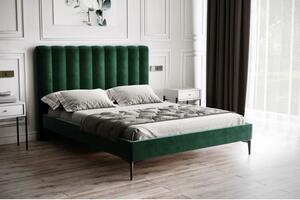Łóżko tapicerowane 81240 M&K foam Koło 160x200