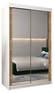 Szafa przesuwna garderoba Tokyo 3 120 wys. 200 cm biaÅy + artisan