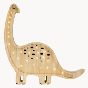 Ręcznie wykonana lampa LED z funkcją przyciemniania, pilotem i funkcją timera Diplodocus