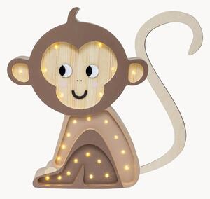 Ręcznie wykonana lampa LED z funkcją przyciemniania, pilotem i funkcją timera Monkey