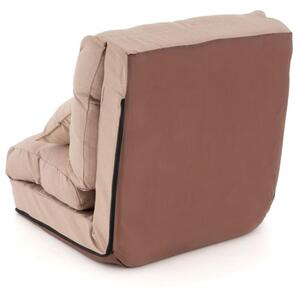 Regulowany fotel do spania, kolor beżowy