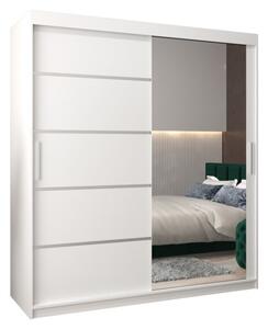 Szafa przesuwna garderoba Verona 2 180 wys. 200 cm biaÅy + biaÅy