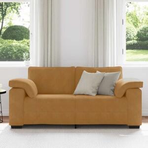 Sofa dwuosobowa, brÄ zowa, 180x77x82 cm, aksamit