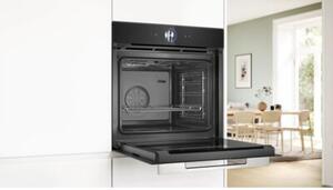 Piekarnik BOSCH HSG7361B1 Seria 8 Elektryczny parowy Czarny A+