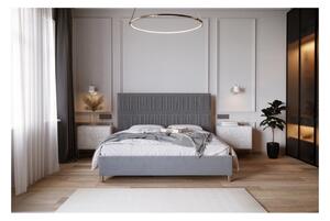 Łóżko tapicerowane 81247 M&K foam Koło 160x200