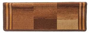 Samoprzylepne nakÅadki na schody, 15 szt., 65x21x4 cm, brÄ zowe