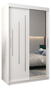 Szafa przesuwna garderoba York 2 120 wys. 200 cm biaÅy + biaÅy