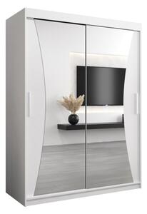 Szafa przesuwna garderoba Monaco 150 wys. 200 cm biaÅy + biaÅy