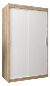 Szafa przesuwna garderoba Tokyo 120 wys. 200 cm sonoma + biaÅy
