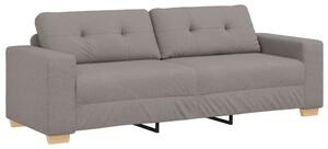 Sofa ciemnoszary 221 x 78 x 80 cm tkanina