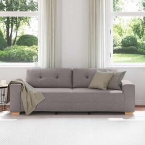 Sofa ciemnoszary 221 x 78 x 80 cm tkanina