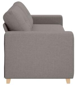 Sofa ciemnoszary 221 x 78 x 80 cm tkanina
