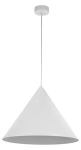 Duża biała lampa wisząca Cono XL TK - 50cm - wabi sabi