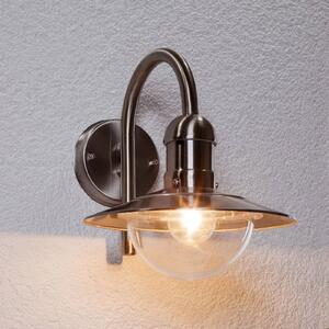 Lindby Kinkiet zewnętrzny Damion, 30 cm, stal nierdzewna, E27, IP44