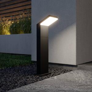 Słupek oświetleniowy LED Yolena Arcchio, czarny, aluminium, nowoczesny