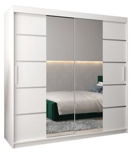 Szafa przesuwna garderoba Verona 4 200 wys. 200 cm biaÅy + biaÅy