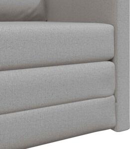 Sofa bed szary chmur 74 x 77 x 81 cm tkanina