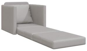 Sofa bed szary chmur 74 x 77 x 81 cm tkanina