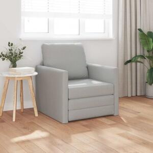 Sofa bed szary chmur 74 x 77 x 81 cm tkanina