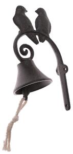 Dzwonek żeliwny Iron bird, 15 x 23 x 9,5 cm