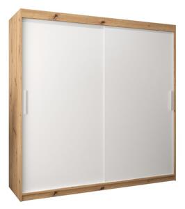 Szafa przesuwna garderoba Tokyo 200 wys. 200 cm artisan + biaÅy