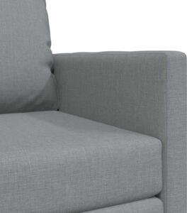 Sofa bed jasnoszary 74 x 77 x 81 cm tkanina