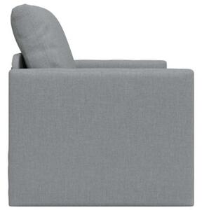 Sofa bed jasnoszary 74 x 77 x 81 cm tkanina