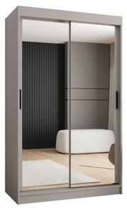 Szafa przesuwna z lustrem garderoba Rubino T3 120 wys. 200 cm kaszmir