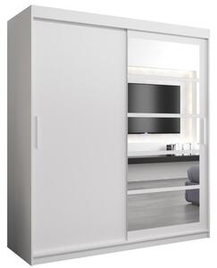 Szafa przesuwna garderoba Roma 1 180 wys. 200 cm biaÅy + biaÅy