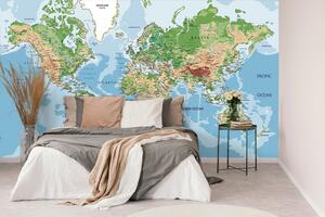 Tapeta klasyczna mapa świata