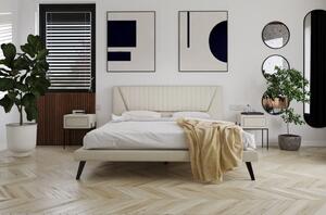 Łóżko tapicerowane 81252 M&K foam Koło 90x200