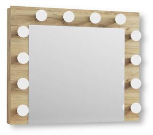 Lustro z 12 Å¼arÃ³wkami LED idealne do toaletki dÄ b craft