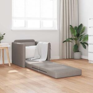 Sofa bed ciemnoszary 74 x 77 x 81 cm tkanina