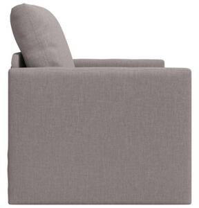 Sofa bed ciemnoszary 74 x 77 x 81 cm tkanina