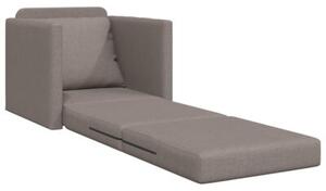 Sofa bed ciemnoszary 74 x 77 x 81 cm tkanina